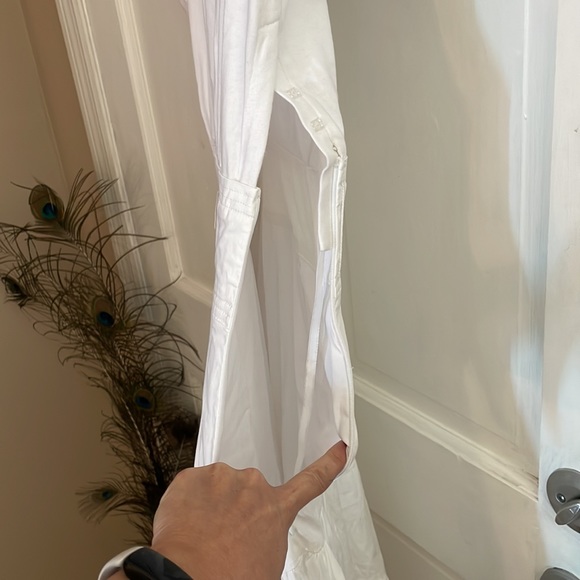 Veronica Beard Trail Belted Cotton Midi Dress - Picture 4 of 8